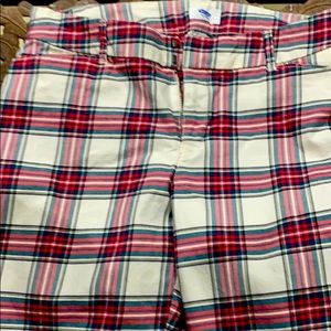 Plaid Old Navy straight leg